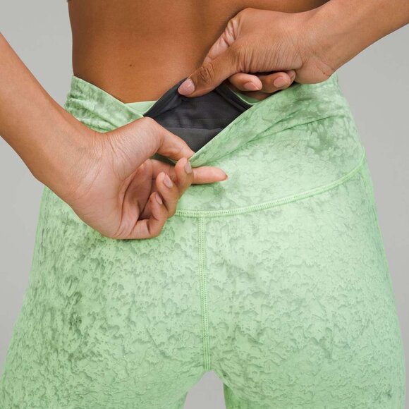 Lululemon Base Pace High-Rise Running Tight 25" City Grit Green Multi, size 12 - Picture 6 of 10